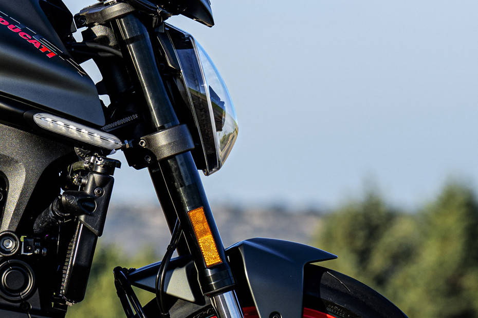 Front Suspension View of Monster