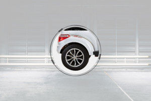 Rear Tyre View of Storm ZX Advance 2