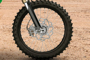 Front Tyre View of KX 250 2022