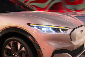 Headlamp Image of Mustang Mach E