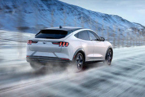 Rear 3/4 Right Image of Mustang Mach E