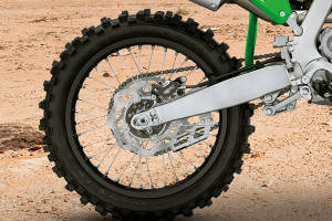 Rear Tyre View of KX 250 2022