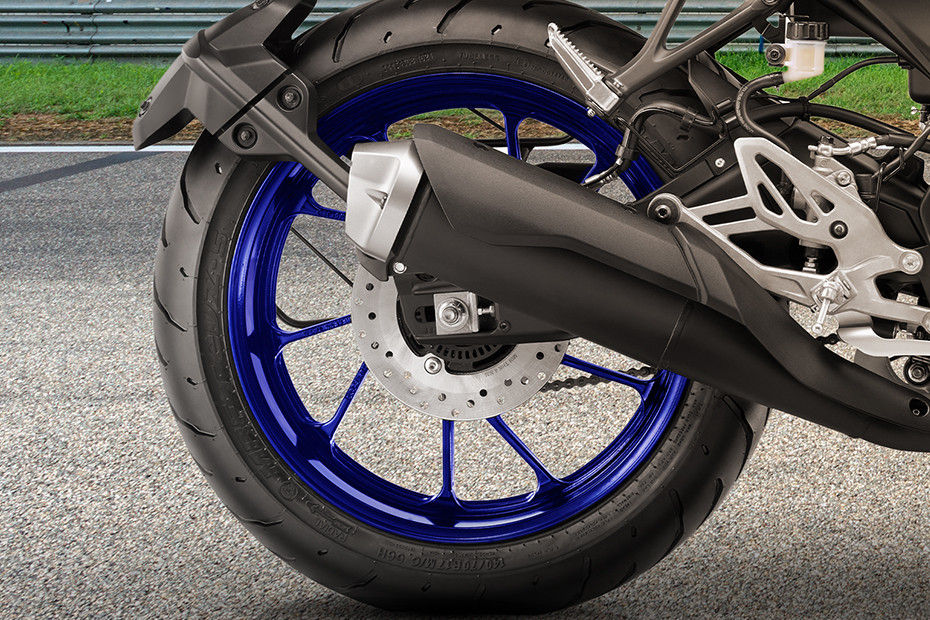 Rear Tyre View of R15 V4