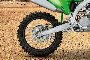 Rear Tyre View of KX 450 2022