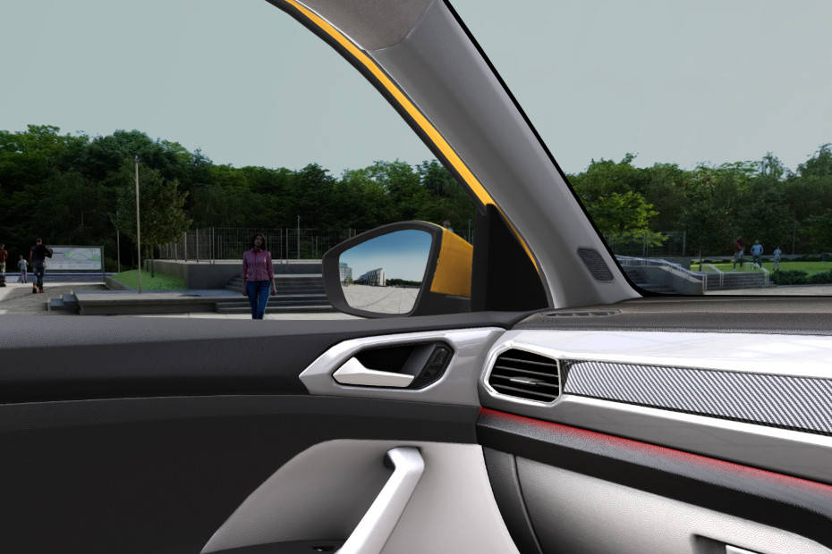 Side mirror rear angle Image of Taigun