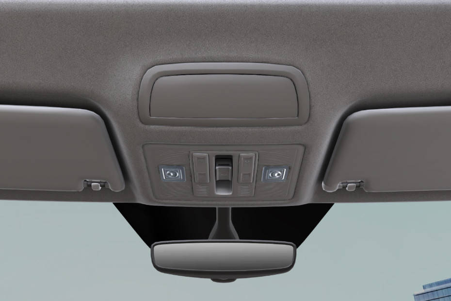 Sunroof controls with rear view mirror Image of Taigun