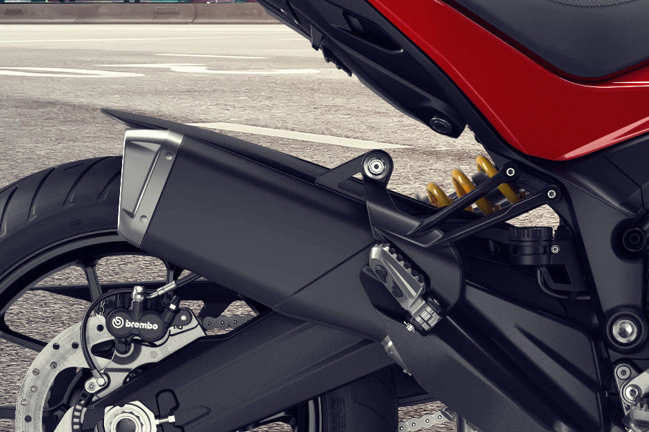 Exhaust View of Multistrada V2