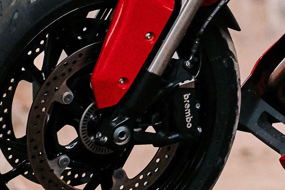 Front Brake View of F 900 XR
