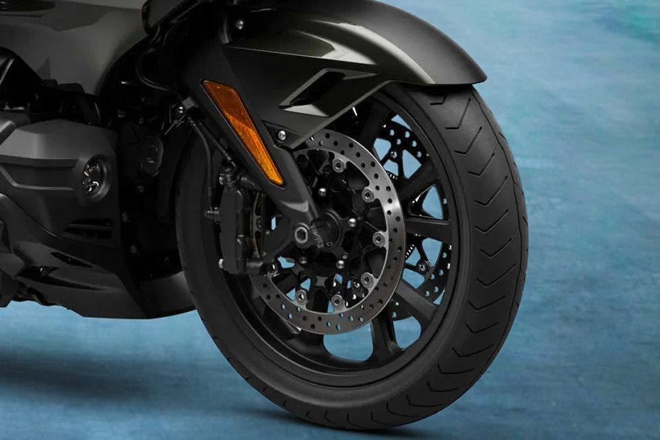 Front Tyre View of Gold Wing