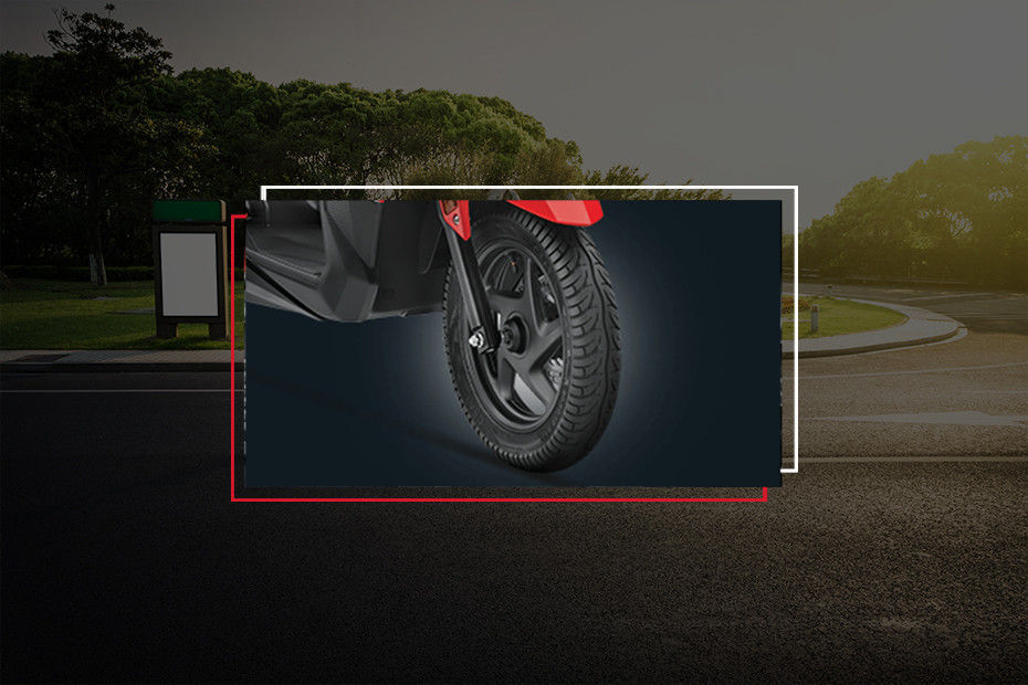 Front Tyre View of Grazia