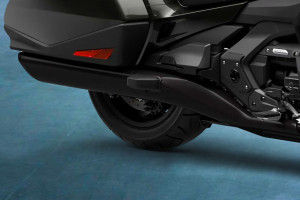 Rear Tyre View of Gold Wing