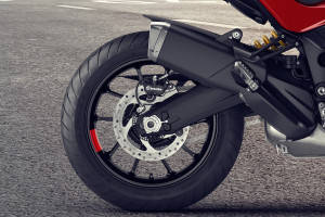 Rear Tyre View of Multistrada V2