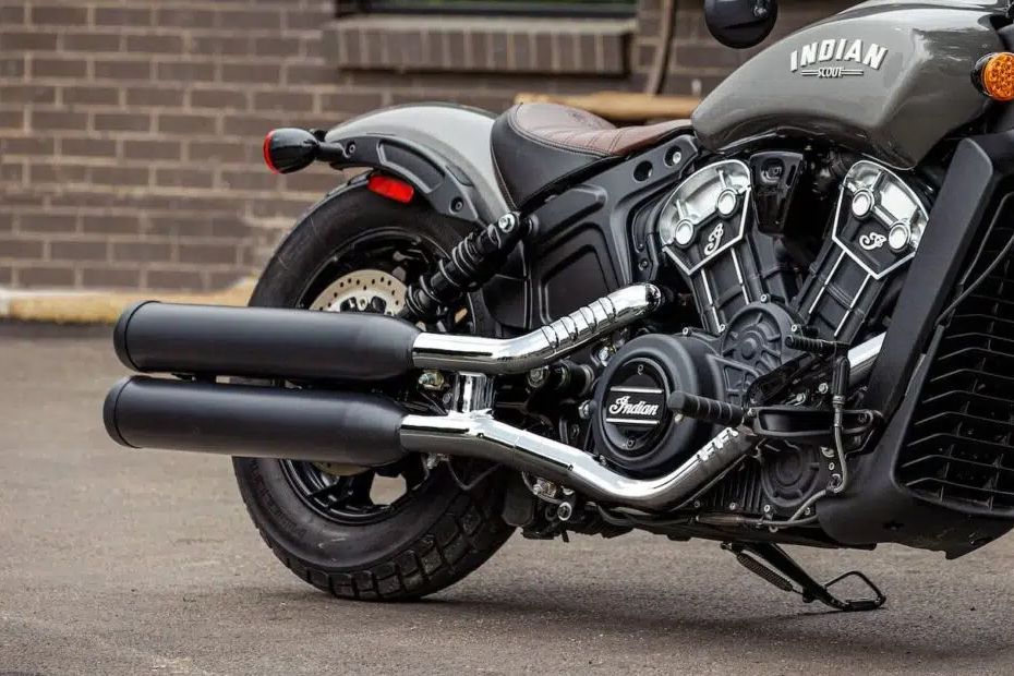 Exhaust View of Scout Bobber