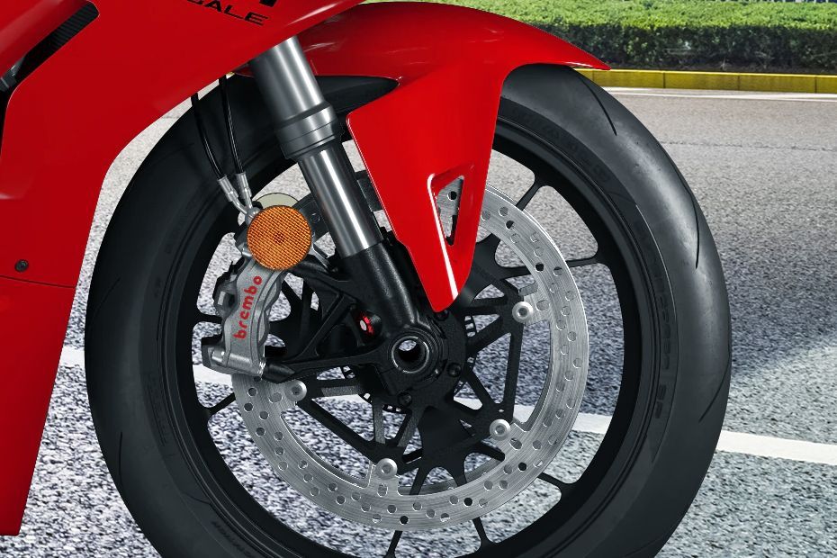 Front Brake View of Panigale V4