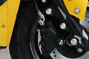 Front Brake View of Jaunty Plus