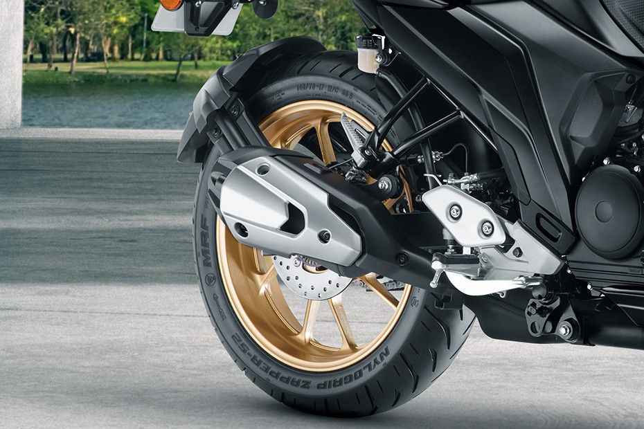 Rear Tyre View of FZS 25