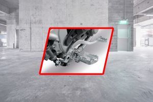 Foot Rest View of CRF300L