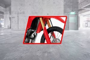 Front Suspension View of CRF300L