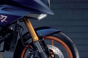Front Suspension View of Katana