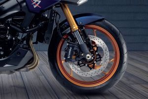 Front Tyre View of Katana