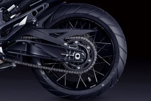 Rear Tyre View of GK 350