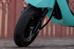 Front Tyre View of Storie