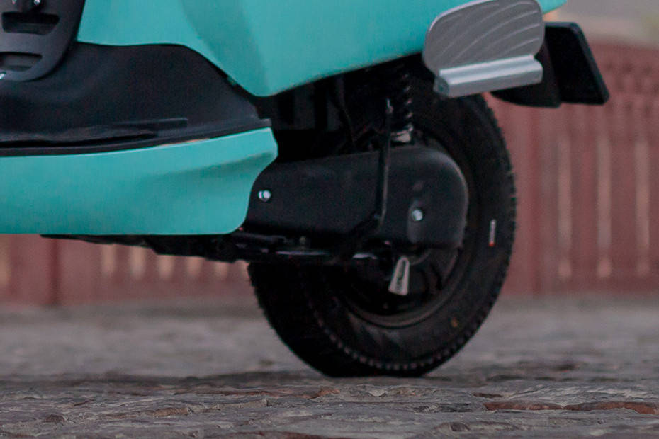 Rear Tyre View of Storie