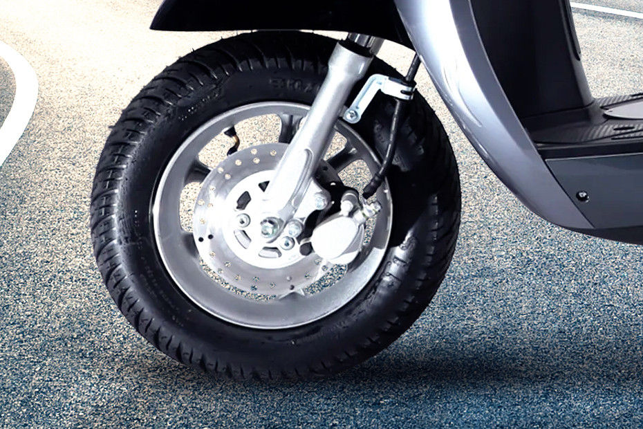 Front Tyre View of Cutie