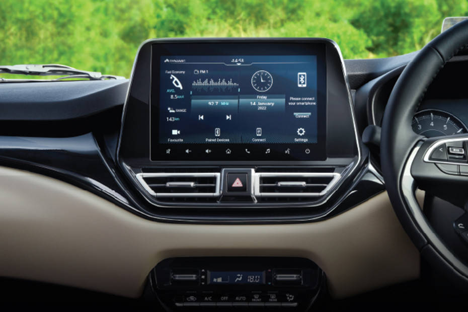 Infotainment System Main Menu Image of Glanza