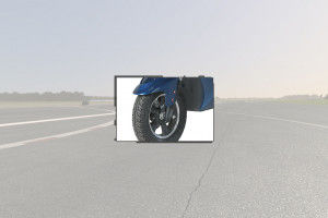 Front Brake View of Cruzer R1