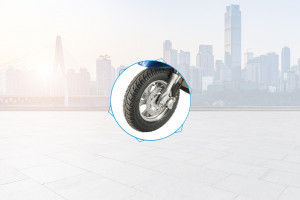 Front Tyre View of Electrica