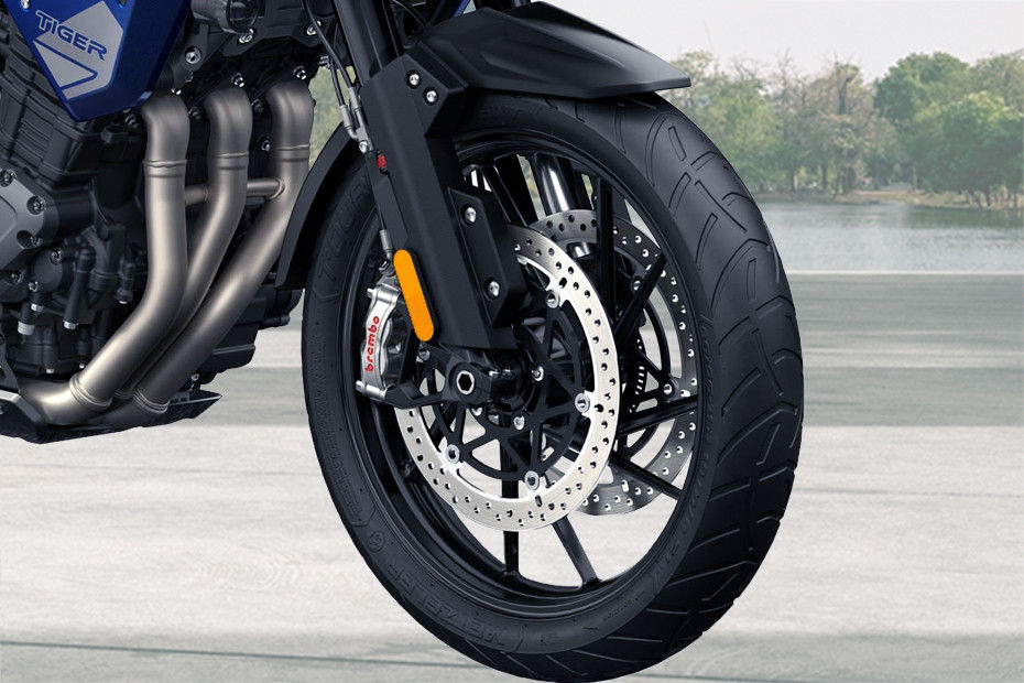 Front Tyre View of Tiger 1200
