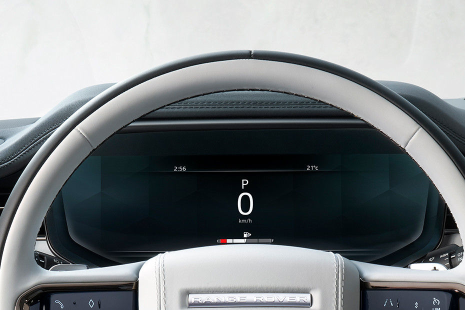 Instrumentation console on start-up Image of Range Rover Sport 2022