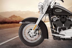 Front Tyre View of Heritage Classic