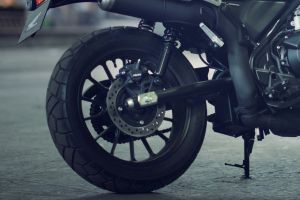 Rear Tyre View of CL500 Scrambler