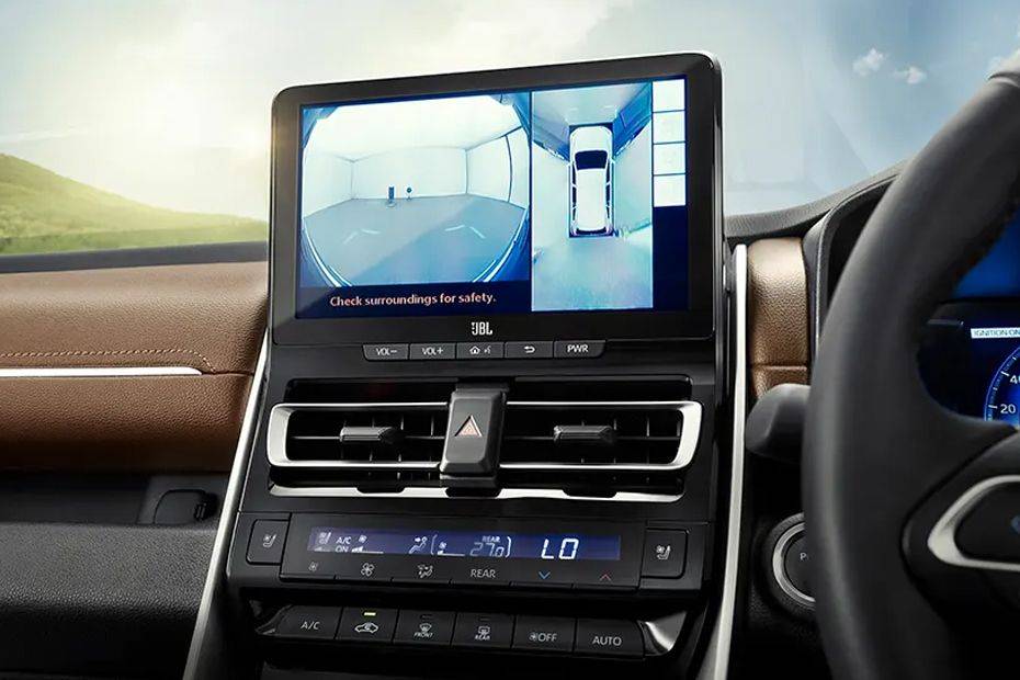 Rear view camera/parking sensor view Image of Innova Hycross