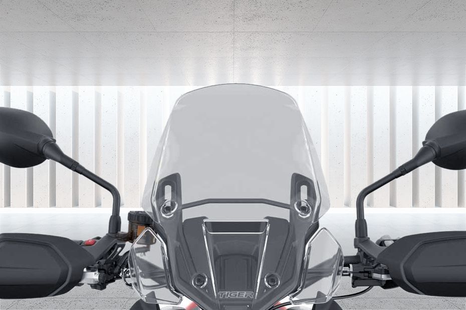 Windshield View of Tiger 900