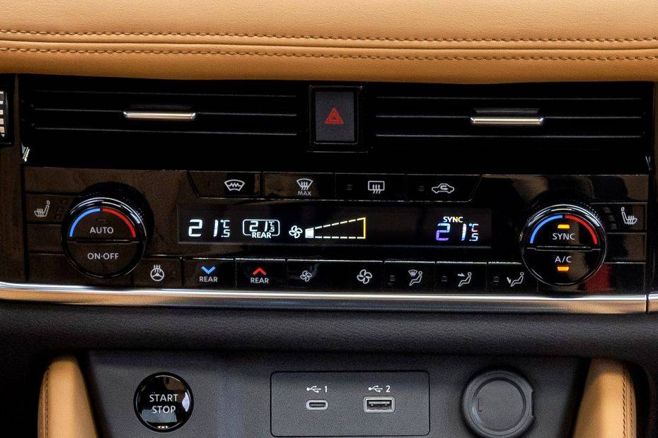 AC controls Image of X-Trail