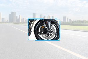 Front Brake View of 350T