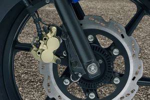 Front Brake View of Apache RTR 160