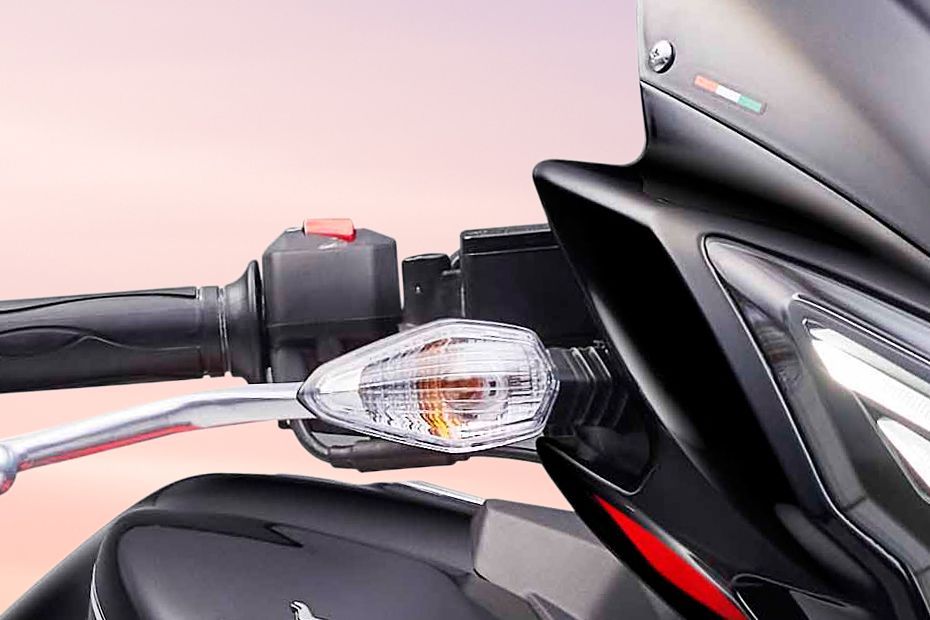 Front Indicator View of Apache RTR 180