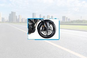 Front Tyre View of 350T
