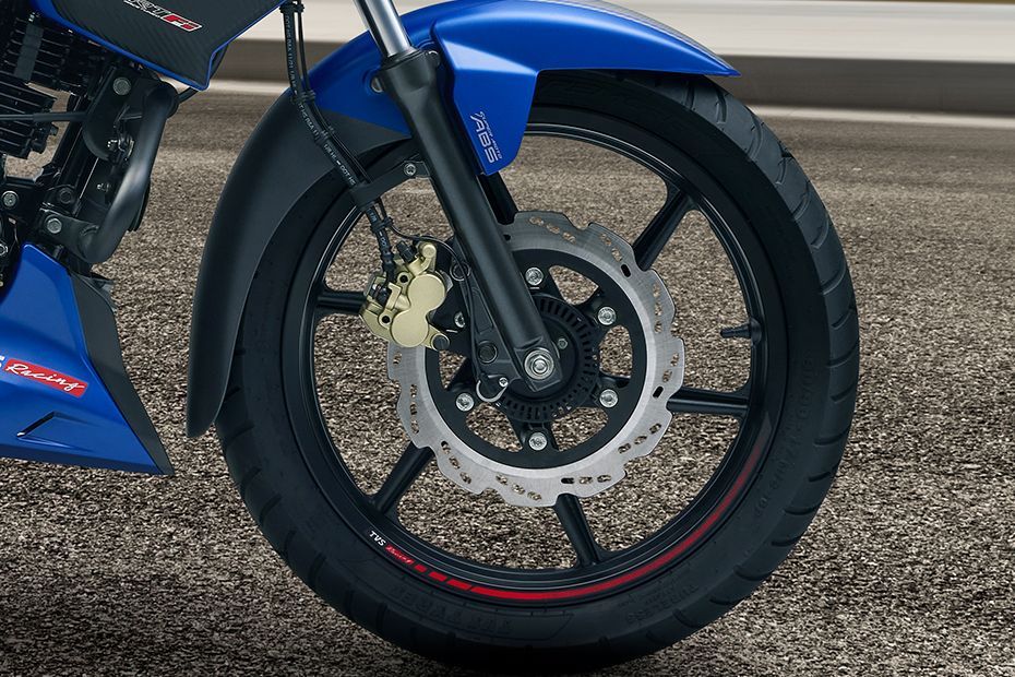 Front Tyre View of Apache RTR 160