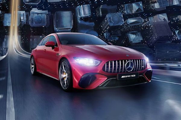 Front 1/4 left Image of AMG GT 4 Door Coupe