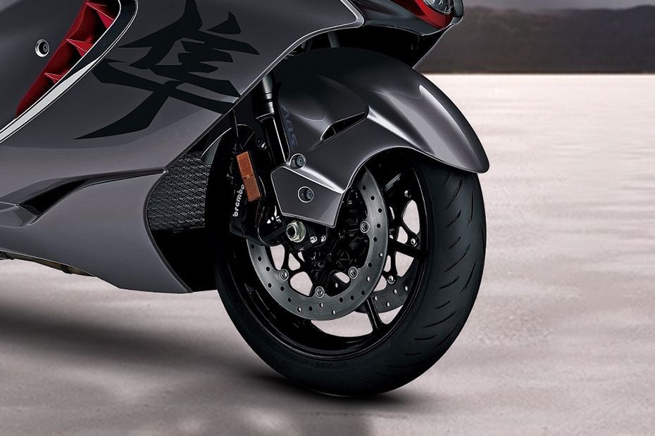 Front Tyre View of Hayabusa