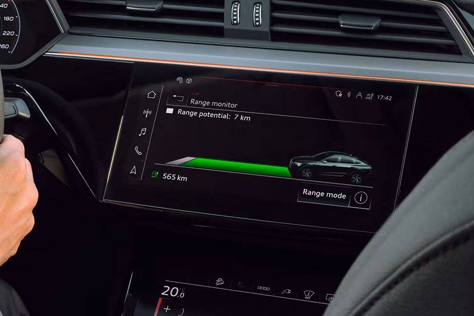 Infotainment System Main Menu Image of Q8 e-tron