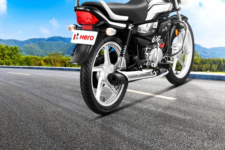 Rear Tyre View of HF Deluxe