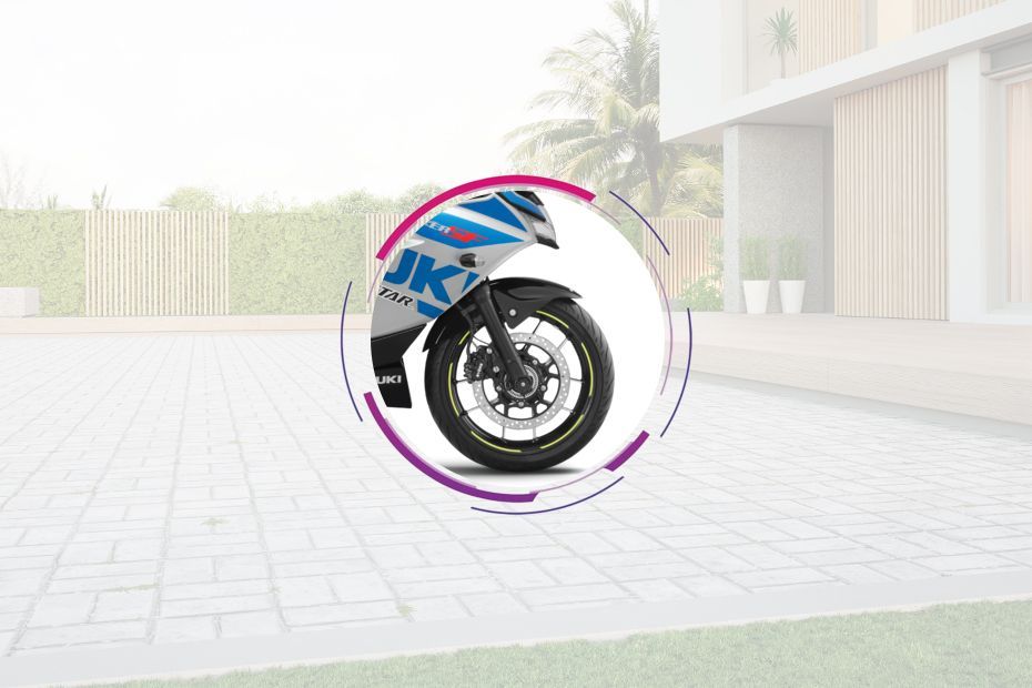 Front Tyre View of Gixxer SF 250