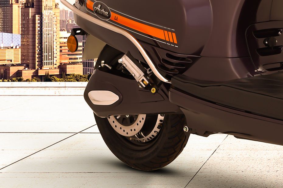 Rear Tyre View of Aura