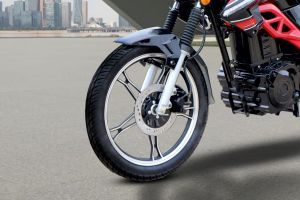 Front Tyre View of Beat